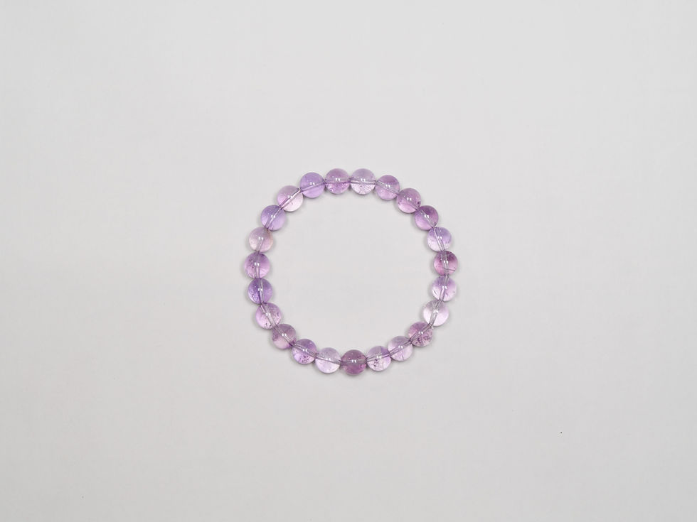 Natural Lavender Amethyst Bracelet