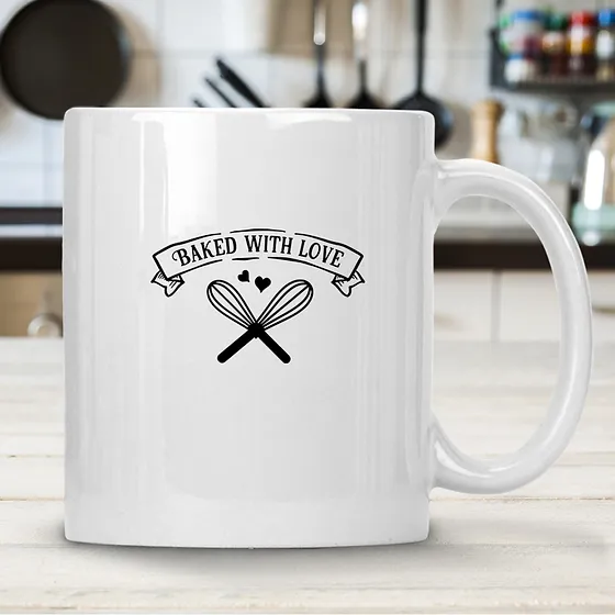 Baked With Love Sarcastic Kitchen Signs In Eps Svg Png Dxf