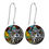 Thumbnail: FA22E  - 'Owl on Blue' Earrings