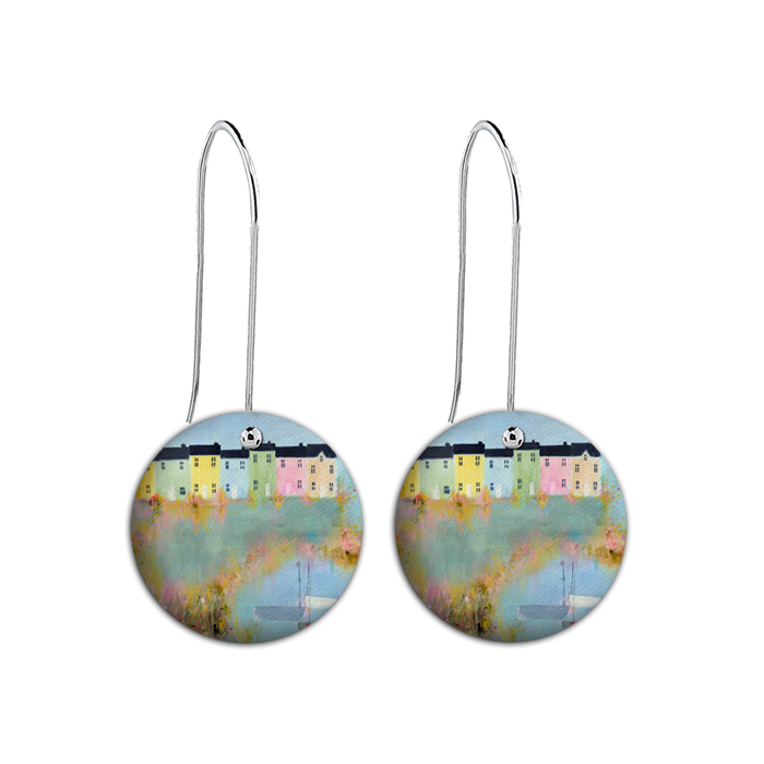 SF05E - Sue Fenlon 'Spring Tides' Round Earrings
