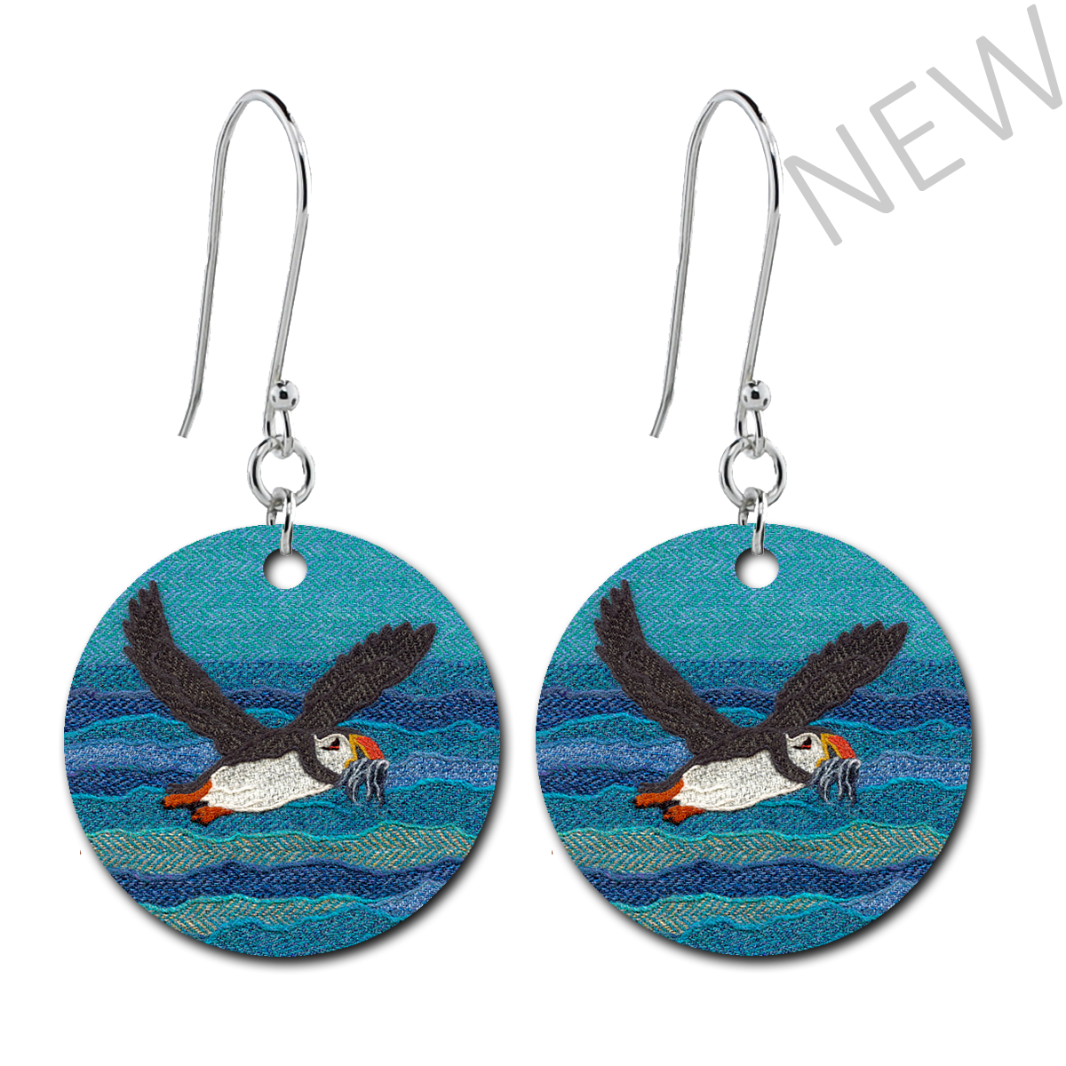 JJ14E - Jane Jackson 'Puffin' Earrings