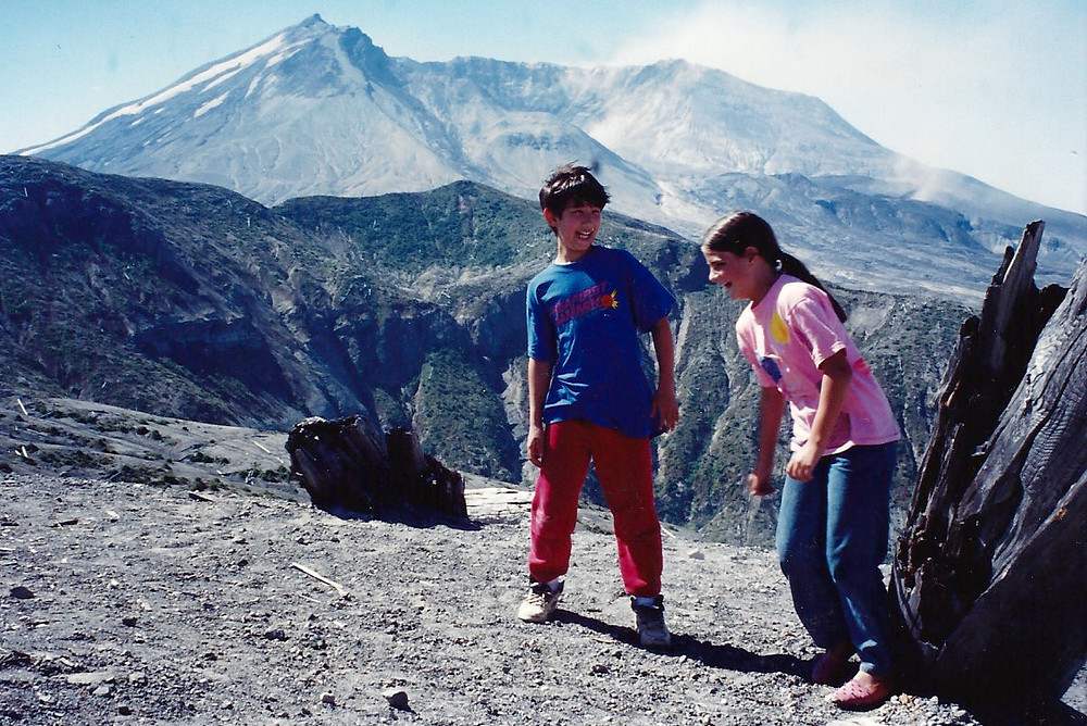 On the edge of Mt. St. Helens