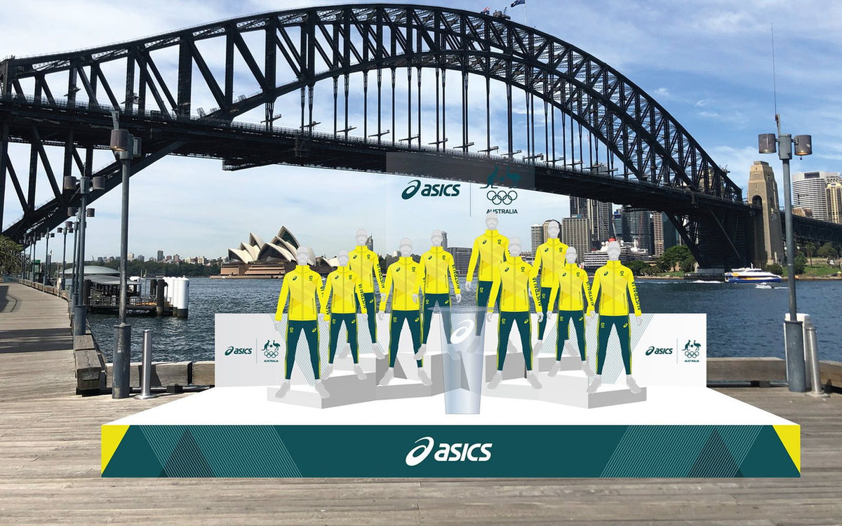 ASICS, event identity · packaging