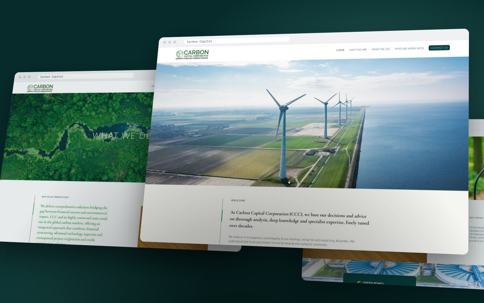 Carbon Capital Corporation, website · corporate