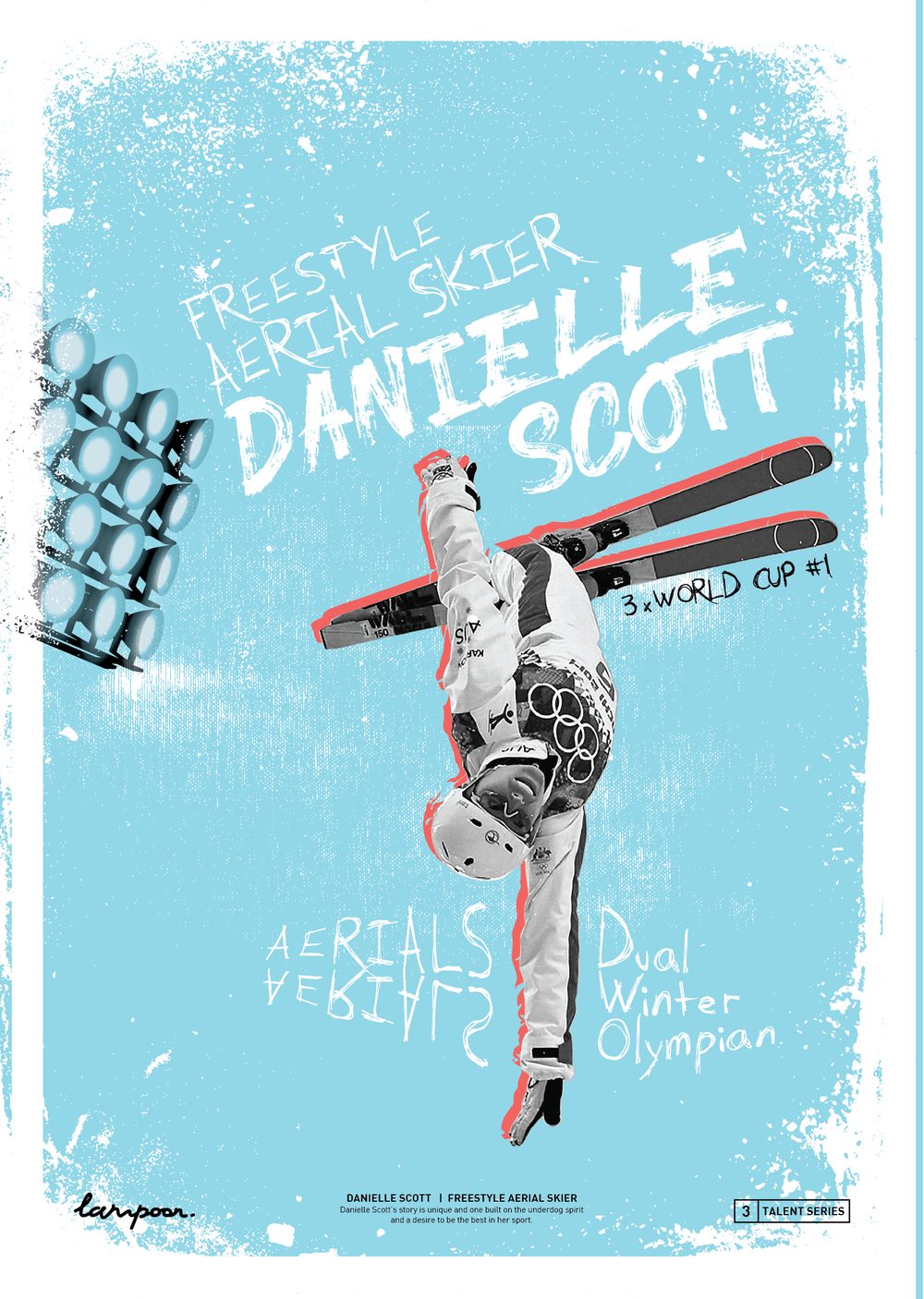 Danielle Scott poster, Talent Poster Series
