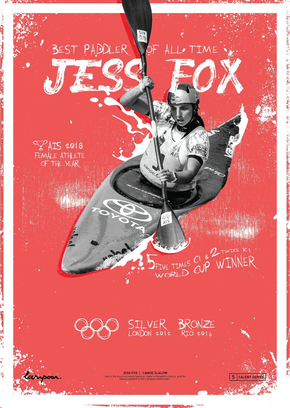Jess Fox poster, Talent Poster Series