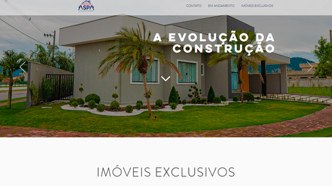 modelo de site para negócios e empresas - aspaconstrutora.com.br