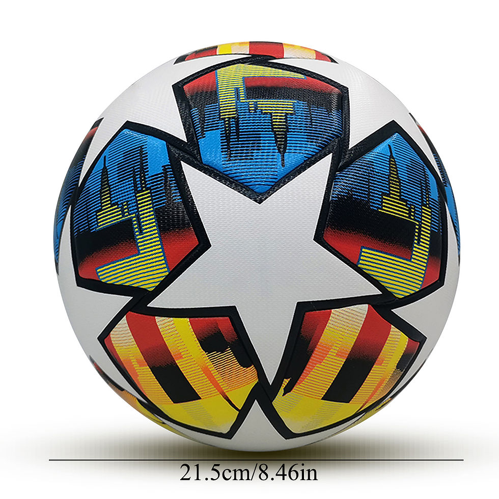 Thumbnail: Soccer footy football training ball Size 5 PU Indoor football Match ball outdoor