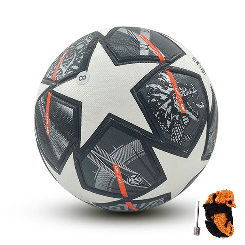 Thumbnail: Soccer footy football training ball Size 5 PU Indoor football Match ball outdoor
