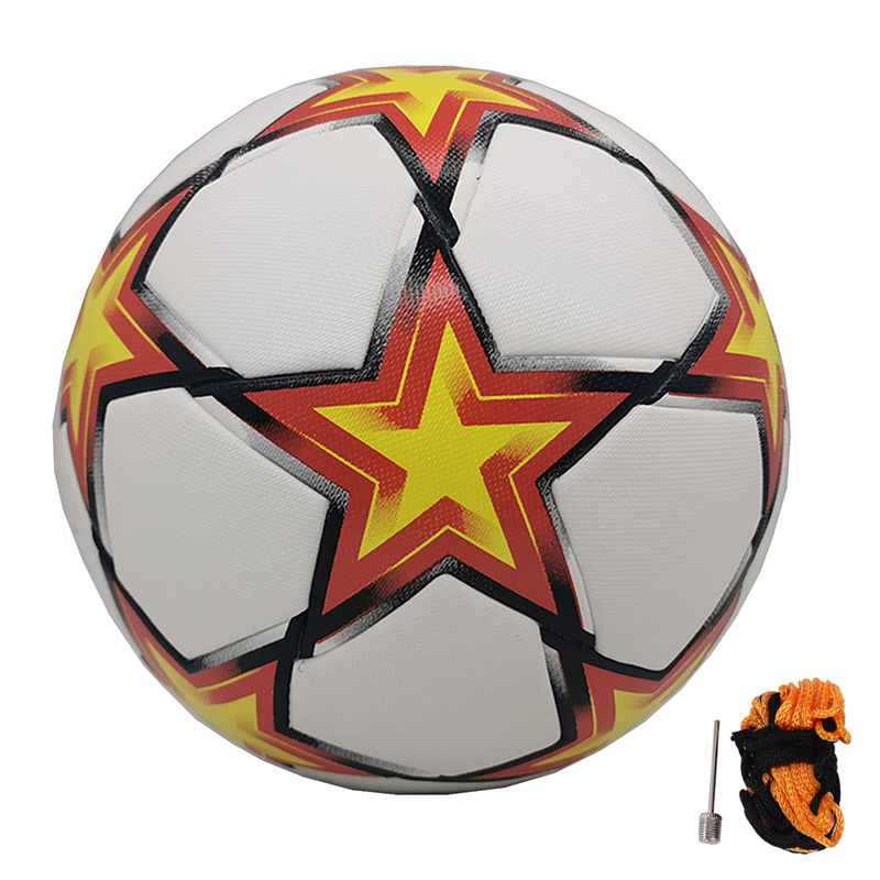 Thumbnail: Soccer footy football training ball Size 5 PU Indoor football Match ball outdoor