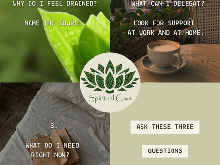 When You Feel Drained, Ask Yourself These Three Questions