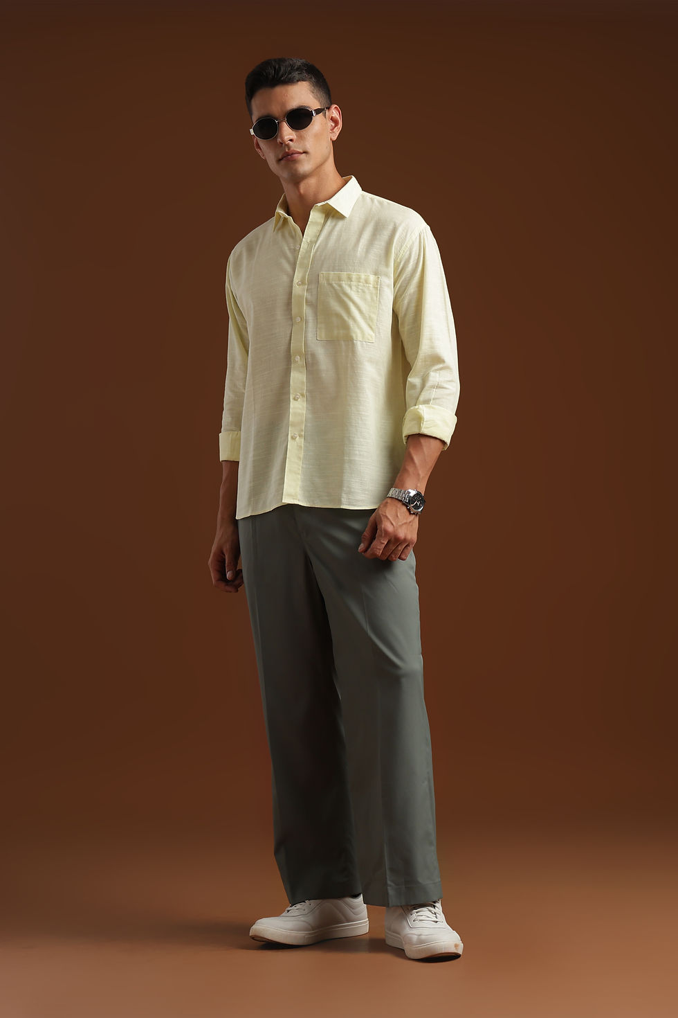 Thumbnail: YELLOW LINEN SHIRT