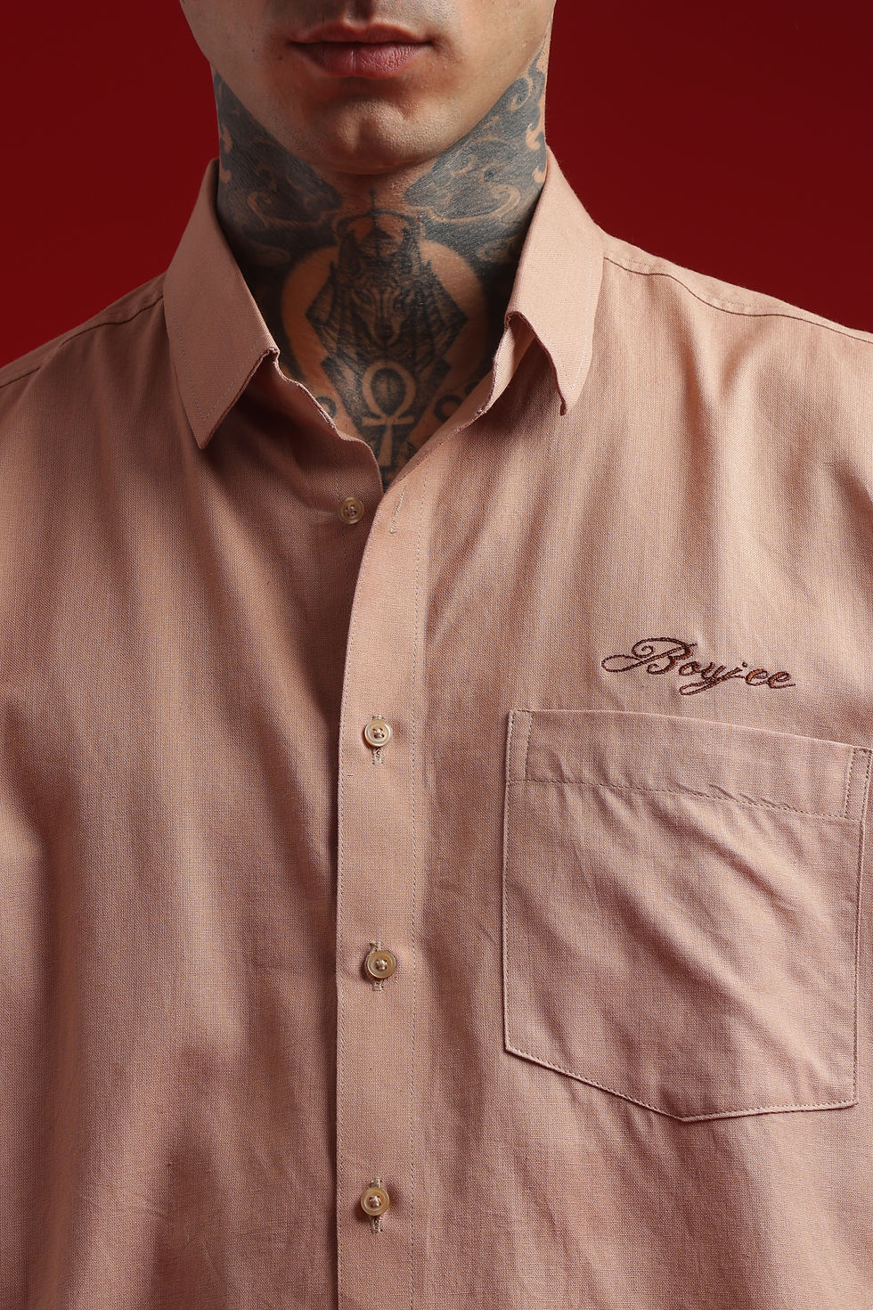 Thumbnail: MOCHA KHADI SHIRT