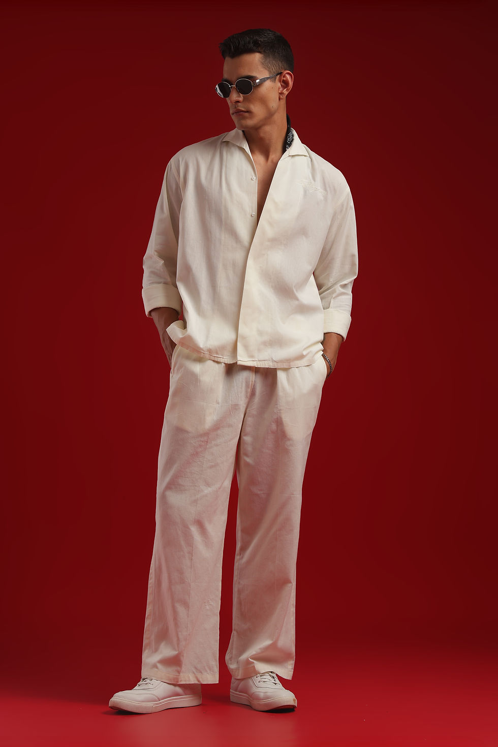 Thumbnail: OFF-WHITE KHADI SHIRT