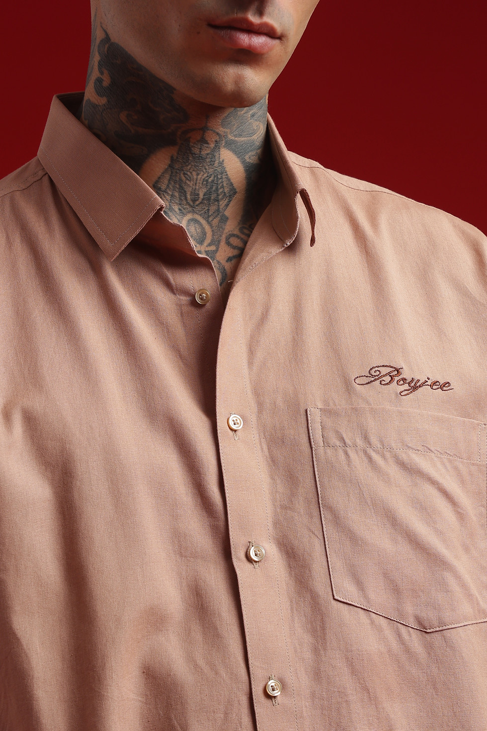 Thumbnail: MOCHA KHADI SHIRT