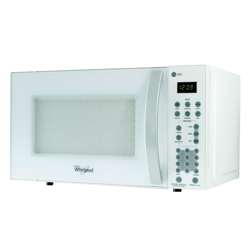 Microondas Whirlpool con grill 30 ltrs - WMG30AB- CON DETALLES - Saturno  Hogar