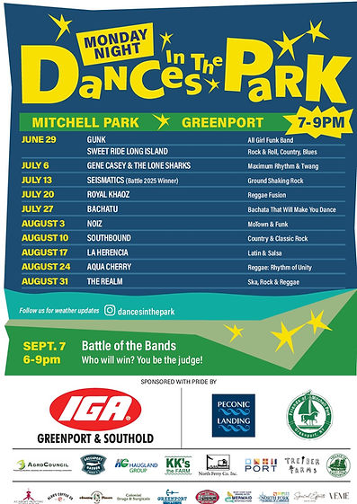 Dances in the Park, Mitchell Park Greenport