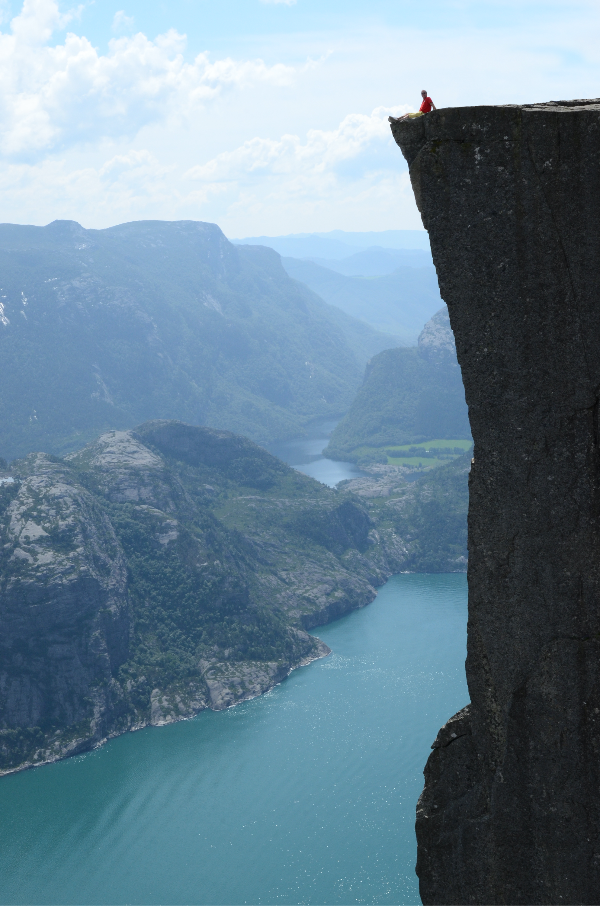Prekestolen alleine