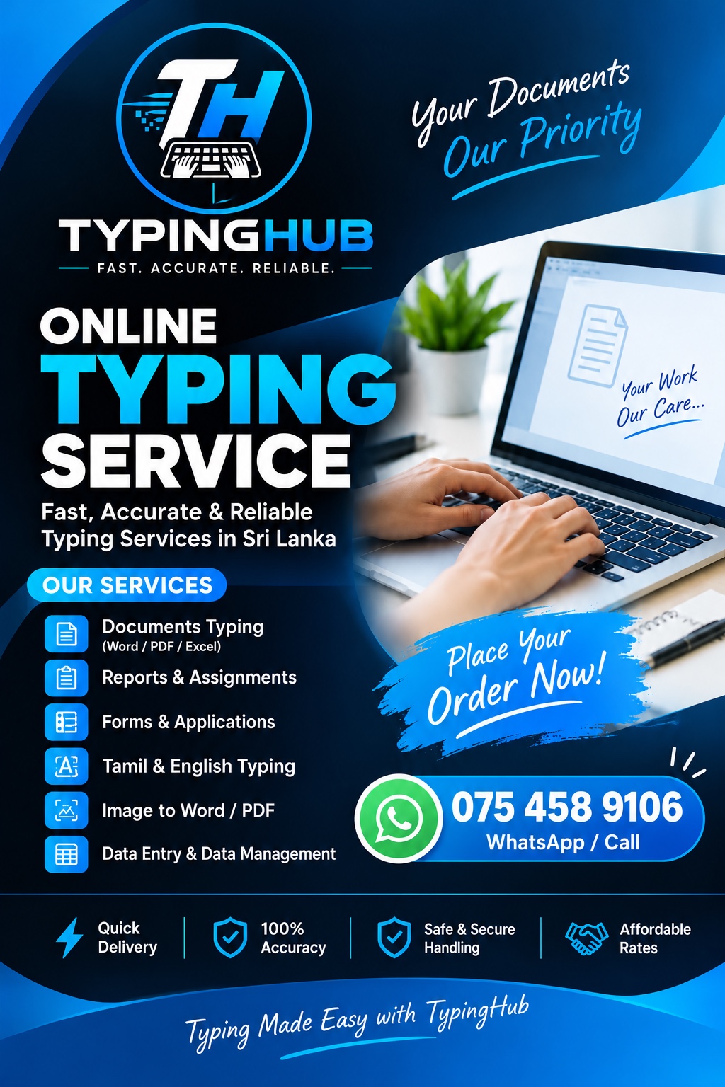 TypingHub Online Typing and Data Entry Services