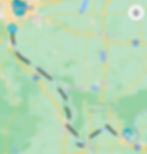 Map of the Great Loop route from Hoppies to Paducah