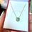 Thumbnail: Bezel Emerald Necklace