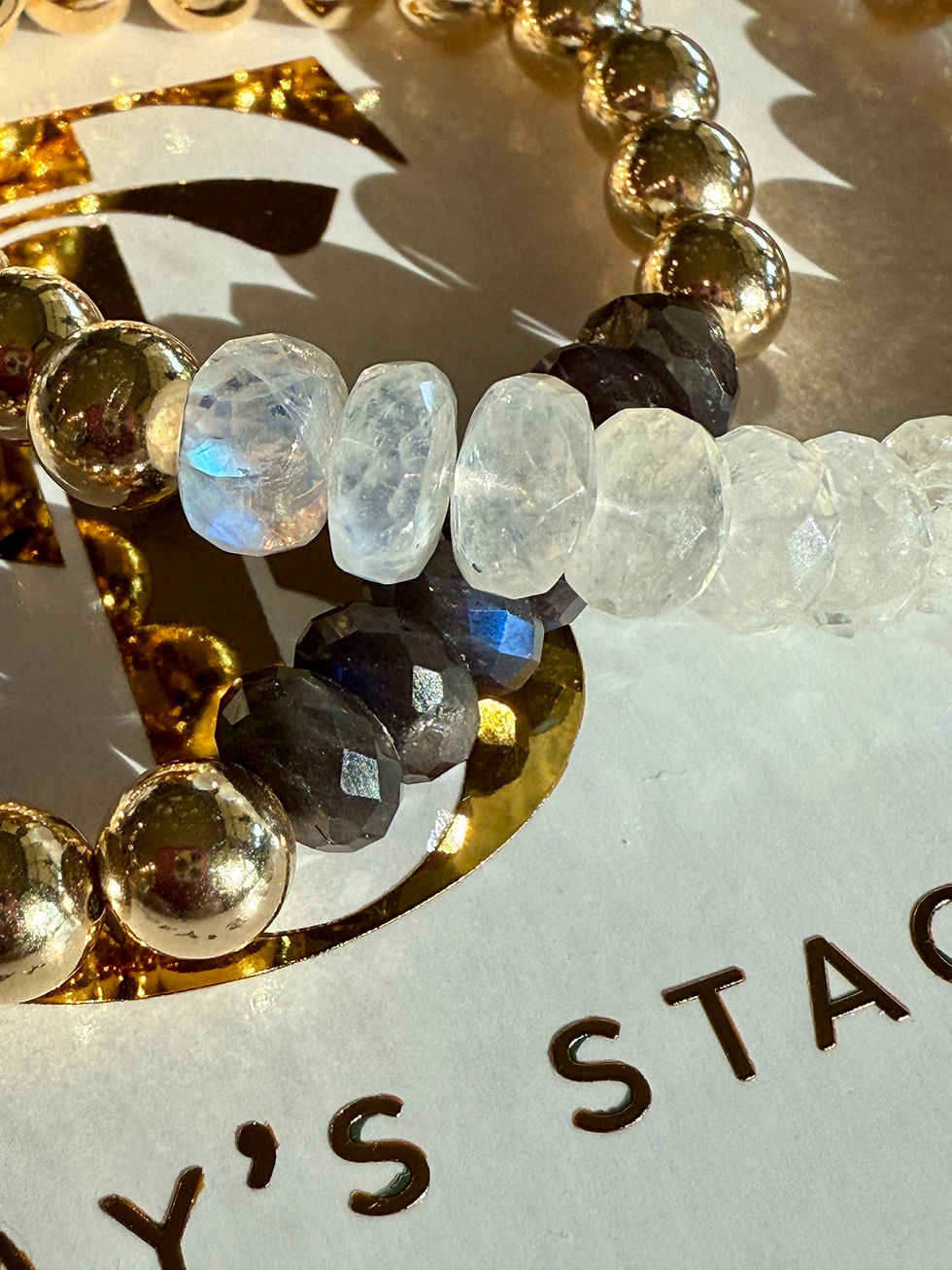 Thumbnail: Gemstone Beaded Stacker
