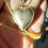 Thumbnail: Brushed Gold Diamond Heart