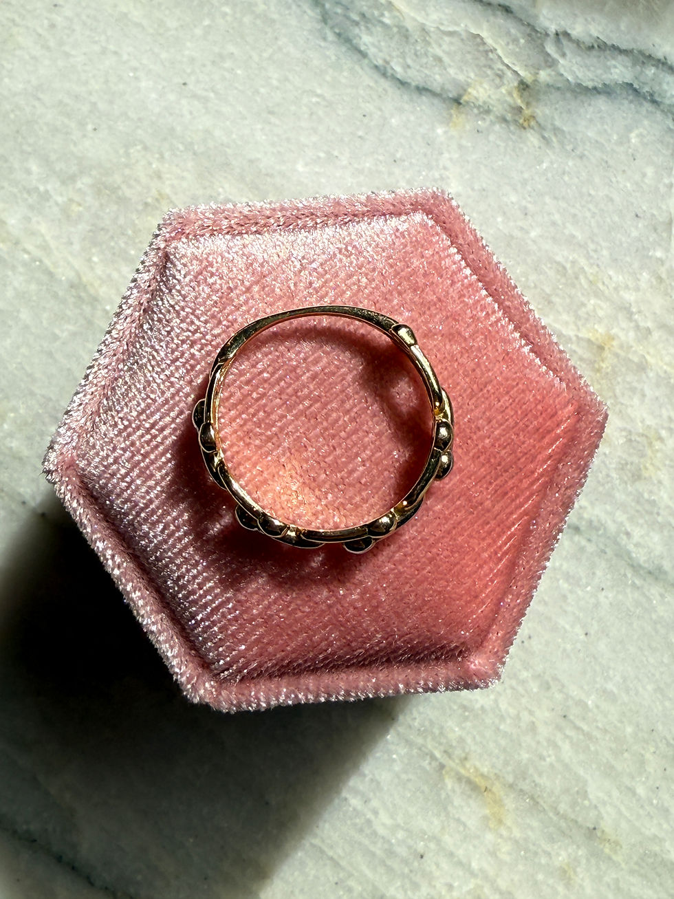 Thumbnail: Two Toned Gold Interlocking Ring