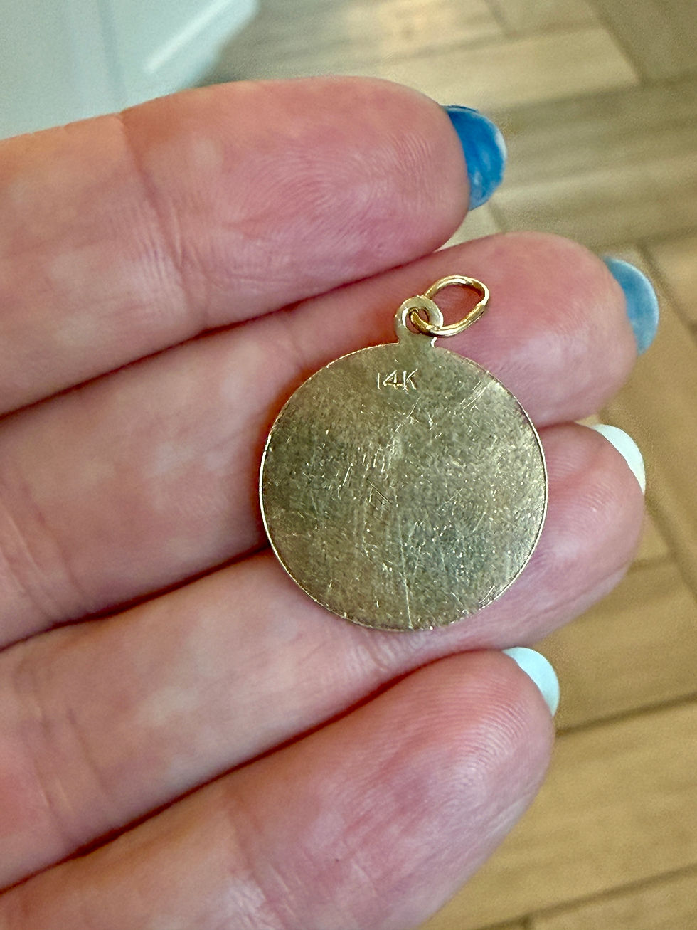 Thumbnail: Engine Turned Disc Pendant