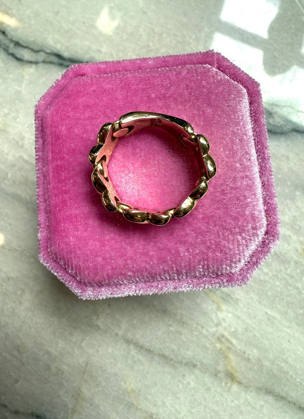 Thumbnail: 14k X's and O's Ring