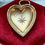 Thumbnail: Brushed Gold Diamond Heart