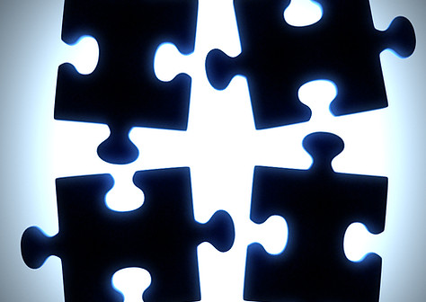 Black Puzzle Pieces