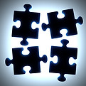 Schwarz Puzzle Pieces