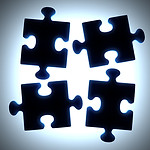 Black Puzzle Pieces 
