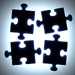 Zwarte Puzzelstukjes