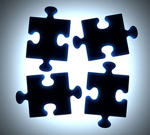 Schwarz Puzzle Pieces 