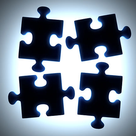 Black Puzzle Pieces