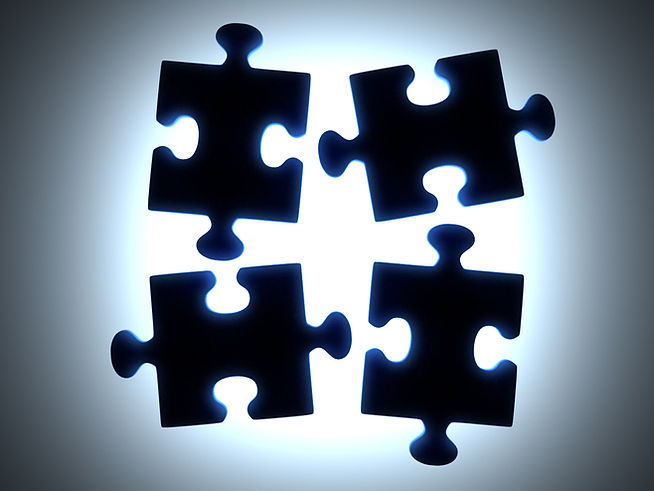 Black Puzzle Pieces
