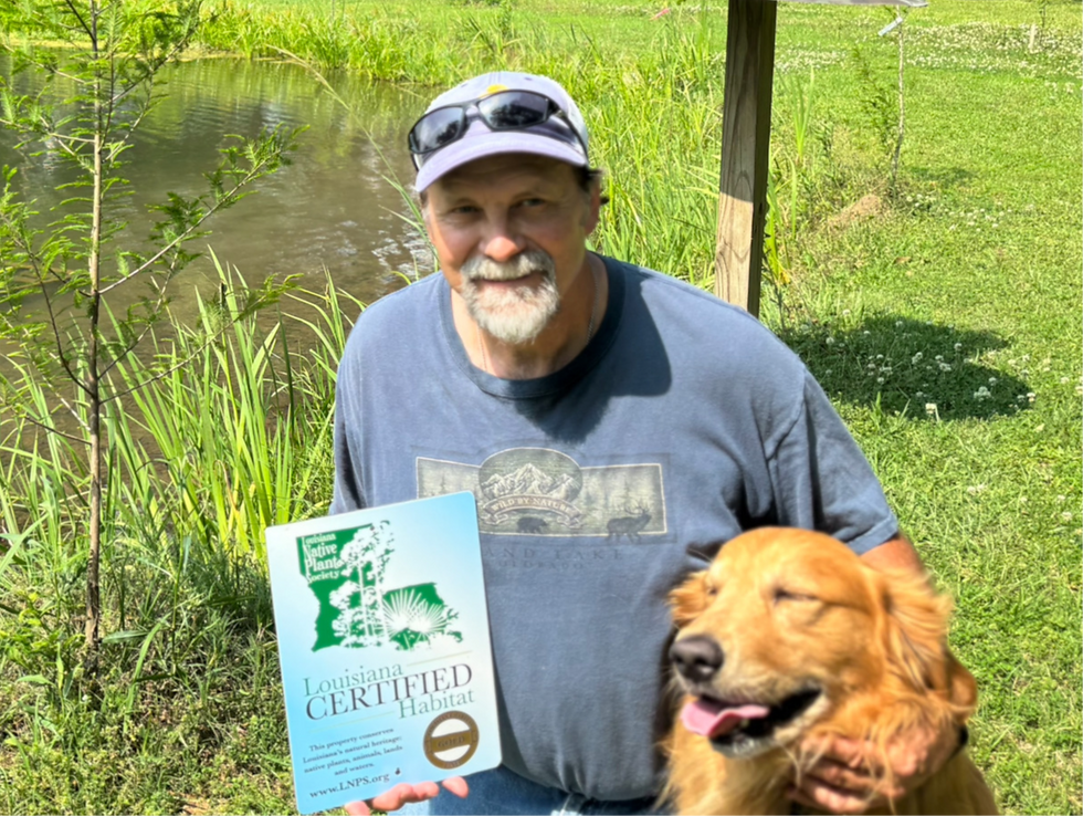 Tommy Rozas - Gold Level Louisiana Certified Habitat - Acadia Parish