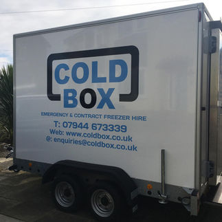 Cold box trailers for hire
