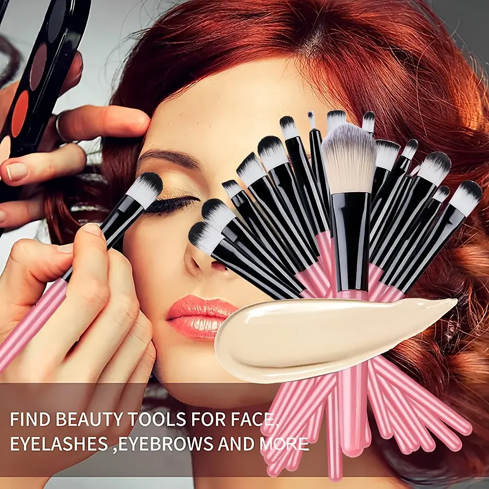 Thumbnail: Makeup Brush Set 20Pcs Kit Soft Fluffy Eye Shadow Brushes Cosmetic Foundation