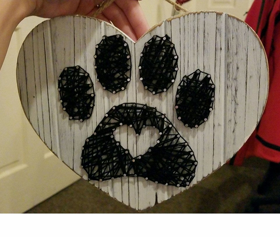 Paw Print in heart