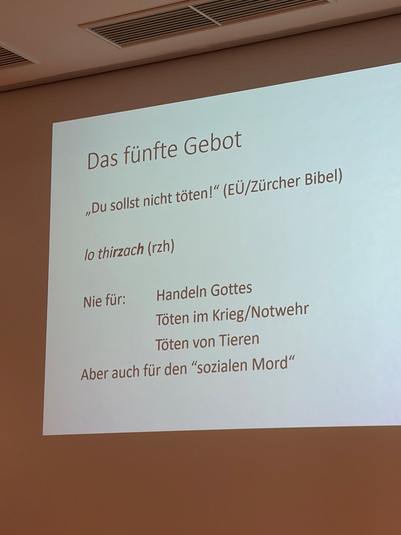 Das fünfte Gebot: Argumentationsgrundlage für radikalen Pazifismus?