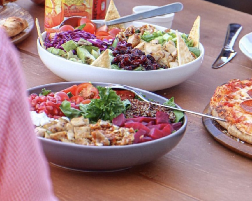 Arranged Food and Objects