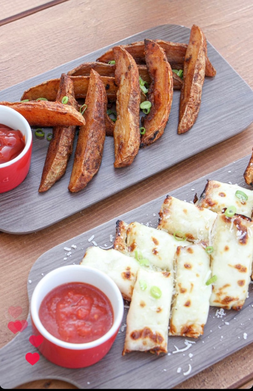 Arranged Food and Objects