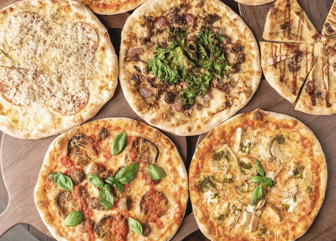 Arranged Food and Objects