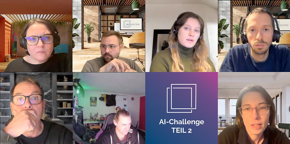 AI Challenge: Acht KI Prototypen – und was wir von ihnen gelernt haben