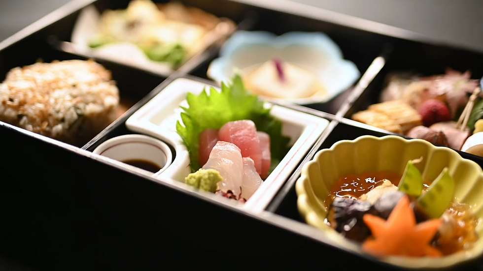 松花堂弁当 盛り付け例
