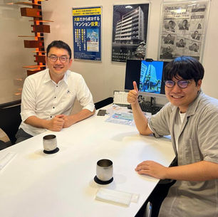 ザッキーが来社してくれました