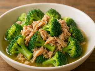 ブロッコリーとツナのあったかサラダ